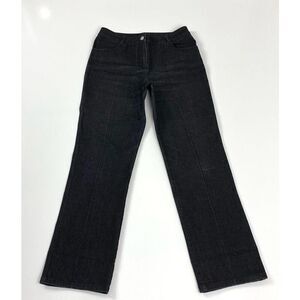 St. John Straight Leg Jeans Womens Size 6 Black Casual